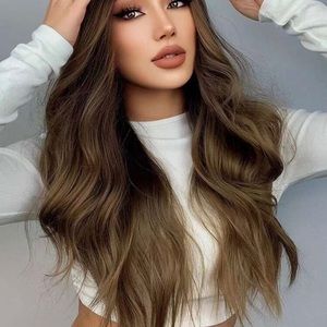Golden Brown Long Wig